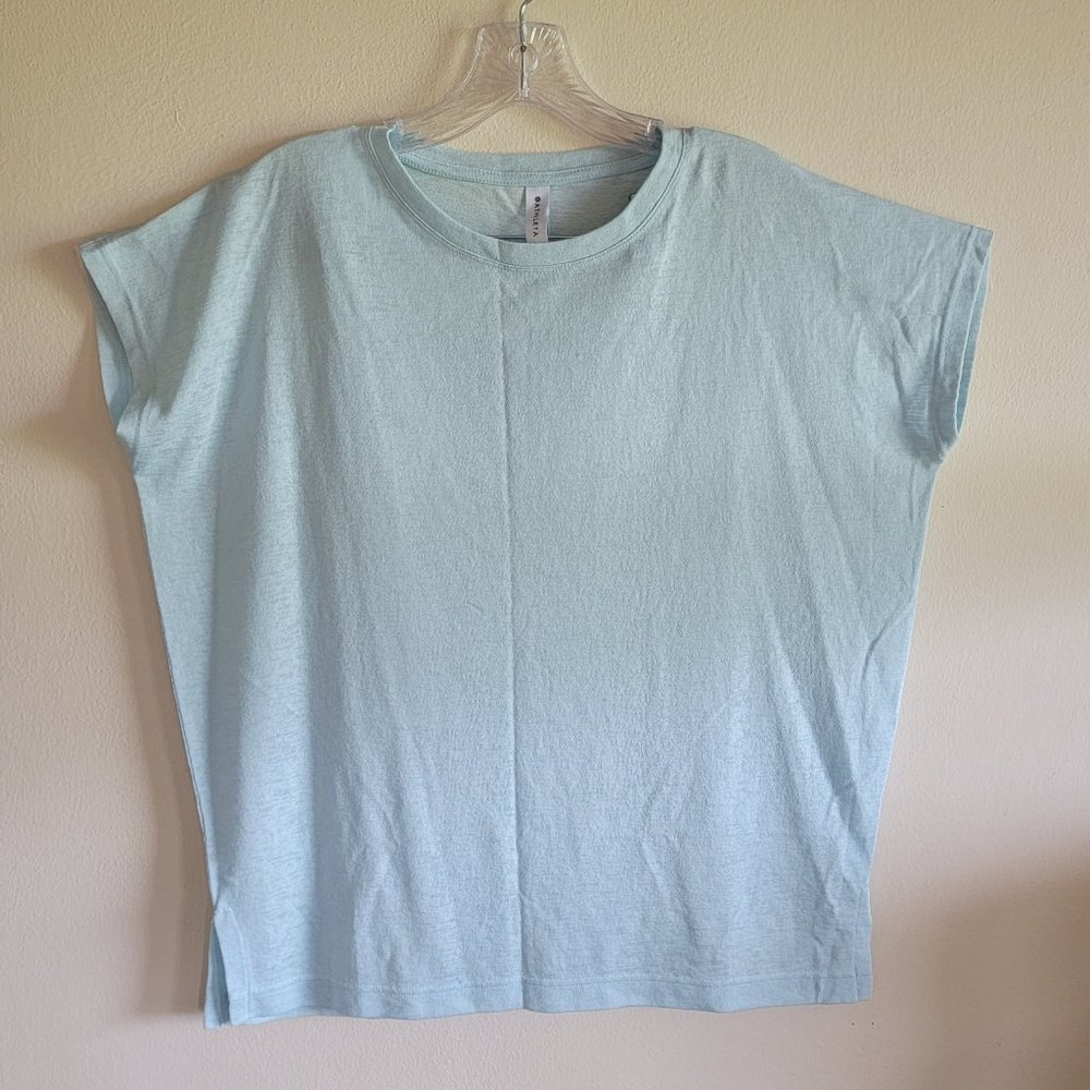 Athleta Cloudlight Stratus Tee Blue XXS Short Sleeve
